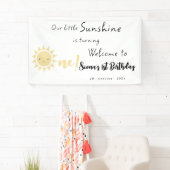 Unser kleiner Sonnenschein dreht einen Niedliche G Banner (Insitu)