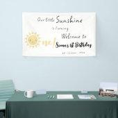 Unser kleiner Sonnenschein dreht einen Niedliche G Banner (Messeveranstaltung)