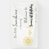 Unser kleiner Sonnenschein dreht einen Niedliche G Banner (Vertikal)