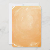 Unser kleiner Sonnenschein dreht sich um den 1. Ge Einladung (Rückseite)