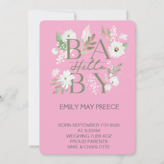 Unser kleiner Sonnenschein Einladung