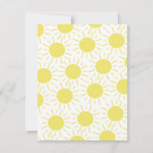 Unser kleiner Sonnenschein Geburtstag danke Ihnen  (Rückseite)