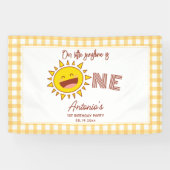 Unser kleiner Sonnenschein ist ein herzlicher Empf Banner (Horizontal)