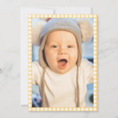 Unser kleiner Sonnenschein ist ein Kindergeburtsta Einladung (Rückseite)