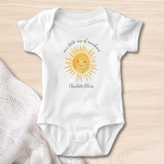 Unser kleiner Sonnensturm Niedlich Baby Strampler