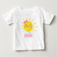 Unser kleiner Sunshine Pink Girl Baby Summer T - S