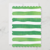 Unser kleiner süße ist eins in einem Melon Baby Ge Einladung (Rückseite)