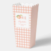 Unser kleiner süßer Pfirsich ist ein Baby erster G Geschenkschachtel (Rückseite)