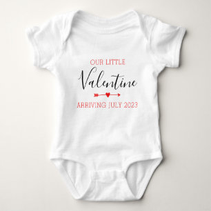 Unser kleiner Valentinstag Jahr Valentinstag Baby Strampler