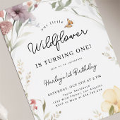 Unser kleiner Wildblume 1. Geburtstag Einladung