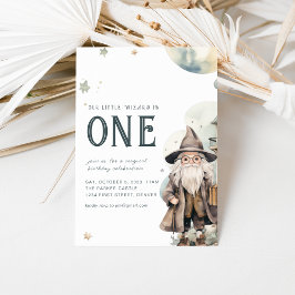 Unser kleiner Zauberer ist eins Einladung