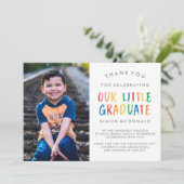 UNSER KLEINES ABBILD | ABSCHLUSS DANKE KARTE (Stehend Vorderseite)