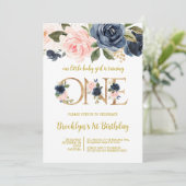 Unser kleines Baby Mädchen macht eine Einladung (Stehend Vorderseite)