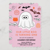 Unser kleines Bob dreht eins Einladung (Vorne/Hinten)