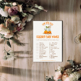 Unser kleines Boo Baby Shower Celebrity Babies Gam Begleitkarte