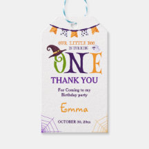 Unser kleines Boo Halloween 1. Geburtstag Danke