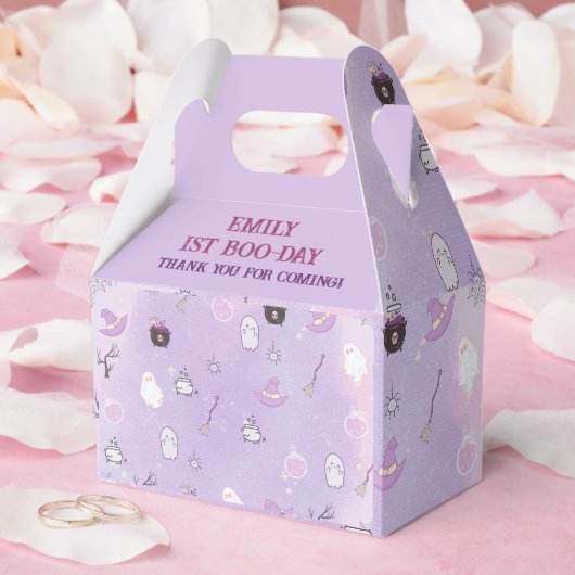 Unser kleines Boo Halloween 1. Geburtstag Geschenkschachtel (Hochzeit)