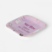 Unser kleines Boo Halloween 1. Geburtstag Pappteller (Gewinkelt)