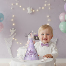 Unser kleines Boo Halloween 1. Geburtstag Partyhütchen