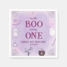 Unser kleines Boo Halloween 1. Geburtstag Serviette