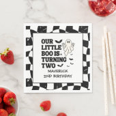 Unser kleines Boo Halloween 2. Geburtstag Serviette (Beispiel)