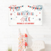 Unser kleines Firecracker Banner zum 1. Geburtstag (Insitu)