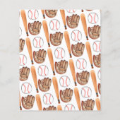 Unser kleines Gepäck Bat Baseball Geburtstag (Rückseite)