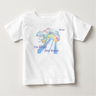 "Unser kleines Geschenk aus dem Himmel" Anpassbar Baby T-shirt
