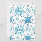 Unser kleines Hirsch dreht einen Winter zum Geburt Einladung (Rückseite)