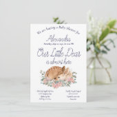 Unser kleines, liebes Hirschpink-Blütenbaby (Stehend Vorderseite)