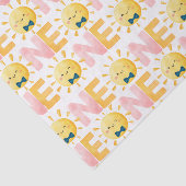 Unser kleines Lied zum ersten Geburtstag Sun Seidenpapier (Ausschnitt)