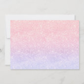 Unser kleines Meerjungfrau-Geburtstags-Foto Einladung (Rückseite)