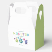 Unser kleines Monster | Drei farbige Monster Geschenkschachtel (Geöffnet)