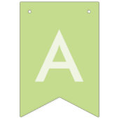 Unser kleines Monster | Drei farbige Monster Wimpelkette (Dritte Fahne)