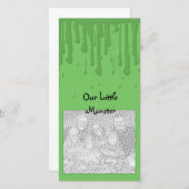 Unser kleines Monster Feiertagskarte (Vorne/Hinten)