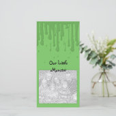 Unser kleines Monster Feiertagskarte (Stehend Vorderseite)