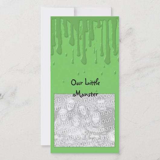 Unser kleines Monster Feiertagskarte (Vorderseite)