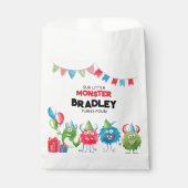 Unser kleines Monster | Foto Birthday Party Geschenktütchen (Vorderseite)