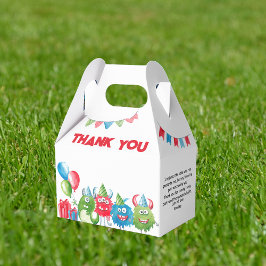 Unser kleines Monster | Geburtstagspartei Geschenkschachtel