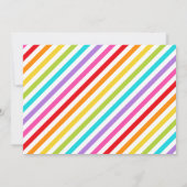 Unser kleines Monster Niedlich Pink Foto Geburtsta Einladung (Rückseite)