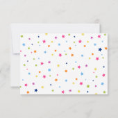 Unser kleines Monster zum Geburtstag Dankeskarte (Rückseite)