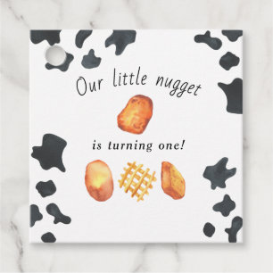 Unser kleines Nugget macht einen Kindergeburtstag Geschenkanhänger