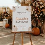 Unser kleines Pumpkin Fall Baby Dusche Begrüßungsz Poster