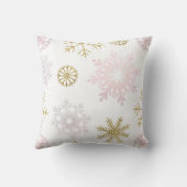 Unser kleines Snowflake Baby Keepake Kissen (Rückseite)