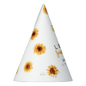 Unser kleines Sonnenblumenpapier Partyhütchen (Links)