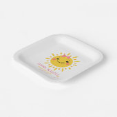 UNSER KLEINES SONNENSCHEIN MACHT EINEN. PAPPTELLER (Gewinkelt)