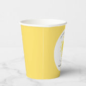 Unser kleines Sonnenschein-Party-Mädchen 1. Geburt Pappbecher (Rechts)