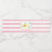 Unser kleines Sonnenschein-Wasser-Flaschen-Etikett Wasserflaschenetikett (Einzelnes Label)