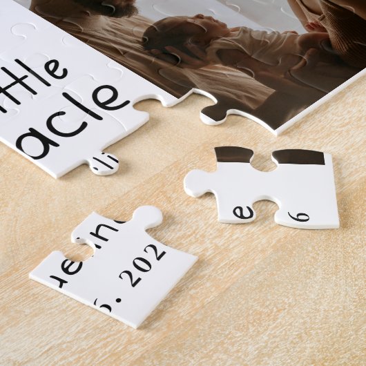 Unser kleines Wunder Baby Foto Collage Keepake Puzzle (Seite)