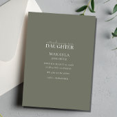 Unser kleines Wunderkind Foto Baby Birth Einladung